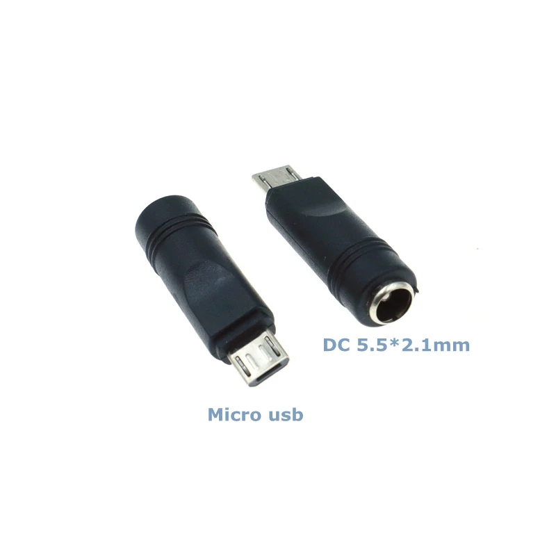 Лучшая цена DC 5 В 5*2 1 мм разъем мама к Micro USB штекеру Разъем питания постоянного