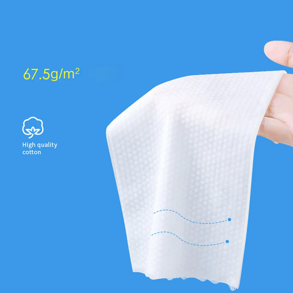 Disposable Cleaning Face Towel Multi-purpose Makeup Cotton For Washing pearl pattern rolled serviette de plage | Дом и сад