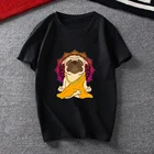 Футболка женская с принтом Будды, мопса, собаки, y2k