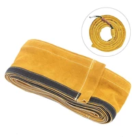 protective cover for welding torch cable cover waterproof flame resistant leather stitched protective sleeve 40