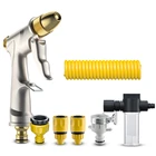 Автоматические Металлические Водяные Пистолеты, Премиум распылитель для садового шланга, насадка для полива бутылок с дозатором мыла, распылитель