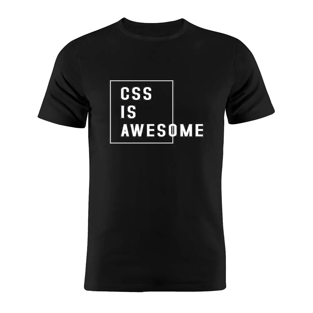 100% хлопок футболка унисекс Css-потрясающий разработчик кодер программатор