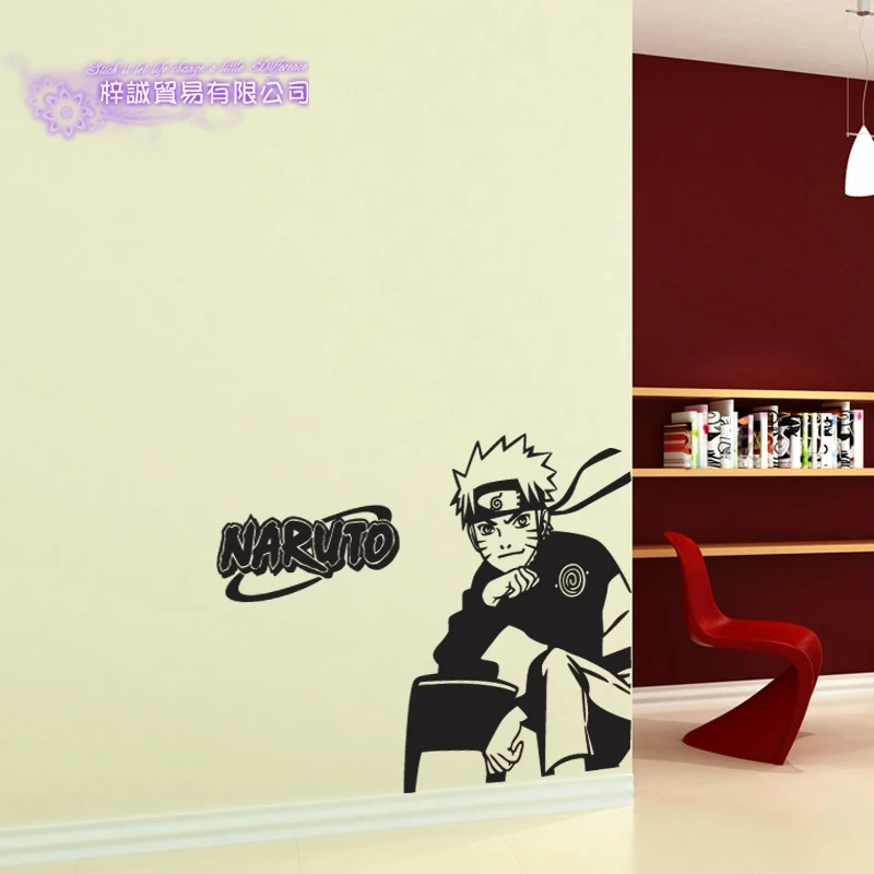 Uzumaki Наруто Наклейка на стену виниловые наклейки Декор для дома декоративные