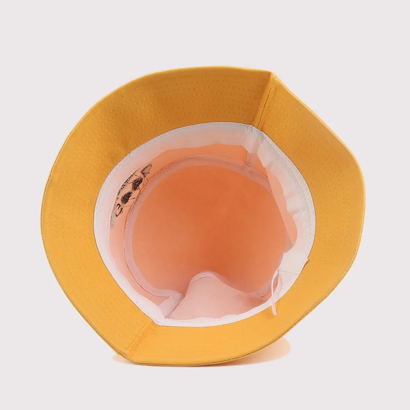 

New GOOD Cartoon Embroidery Fisherman Hat Summer Outdoor Sun Protection Cap Couple Unisex Women's Fashion Panama