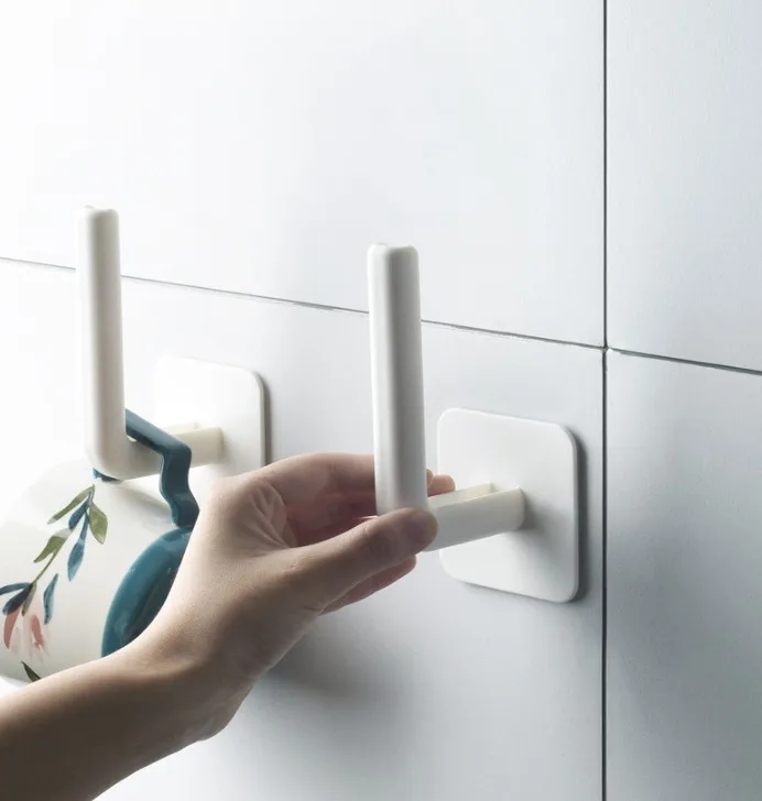 

2pcs toilet paper holder stand Tissue Rack Wall-Mounted Multifunctional punch-free storage rack Kitchen bathroom Shelf organizer