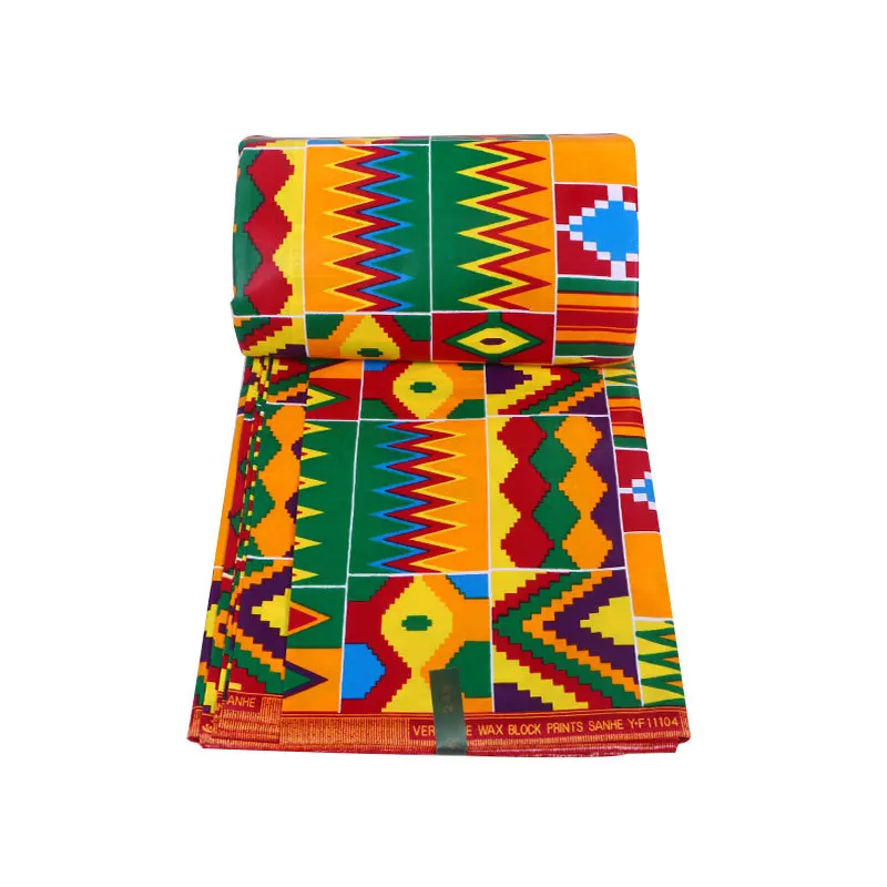 2019 цветная печать 100% хлопок Kente Гана (Африка) Высокое качество Анкара настоящий