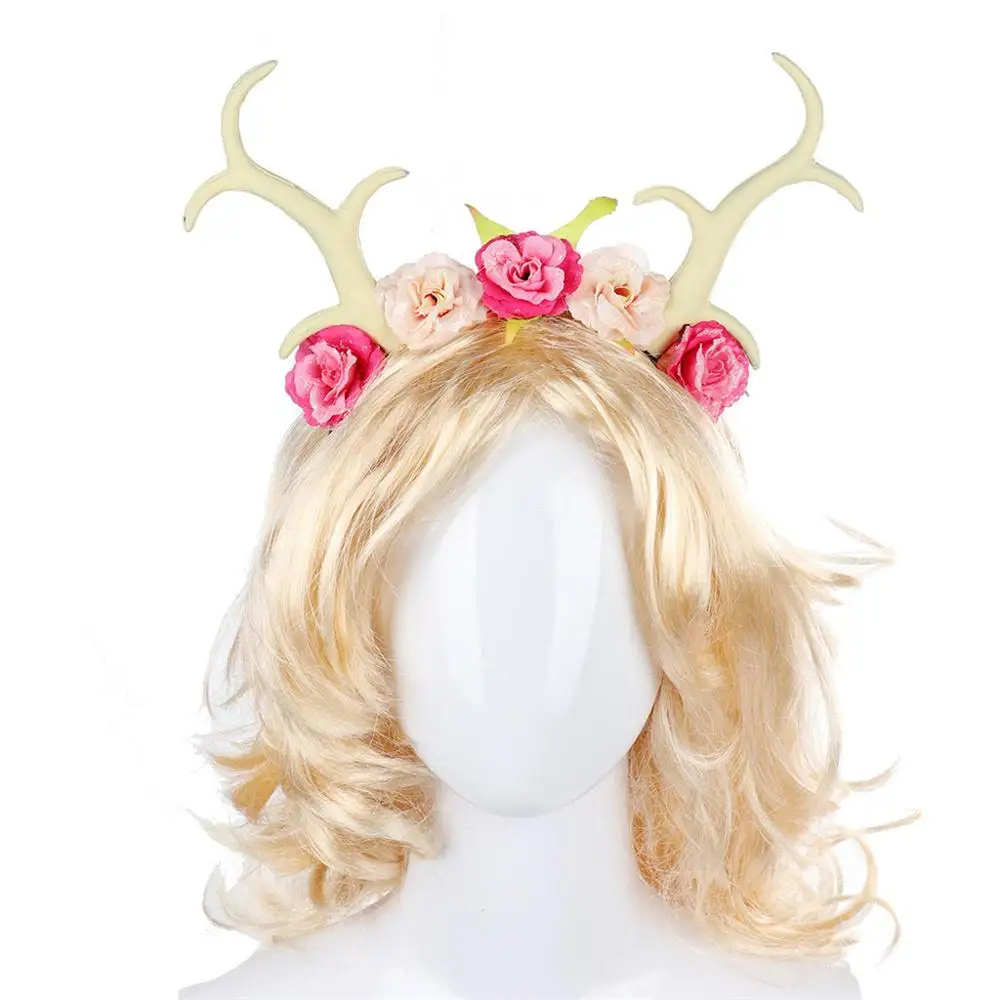 Рождественская повязка на голову цветок олень мышь уши Рождество День рождения