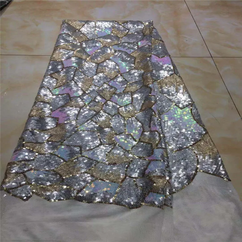 Королевская Синяя африканская кружевная ткань 2018 высокое качество 3d Цветочная с