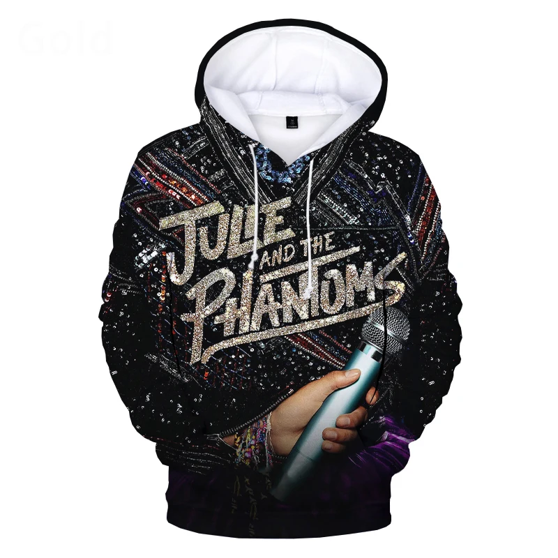 Толстовка Julie and the Phantoms, мужские и женские свитшоты, одежда в стиле хип-хоп, уличная одежда в стиле Харадзюку, детская одежда, спортивный кост...