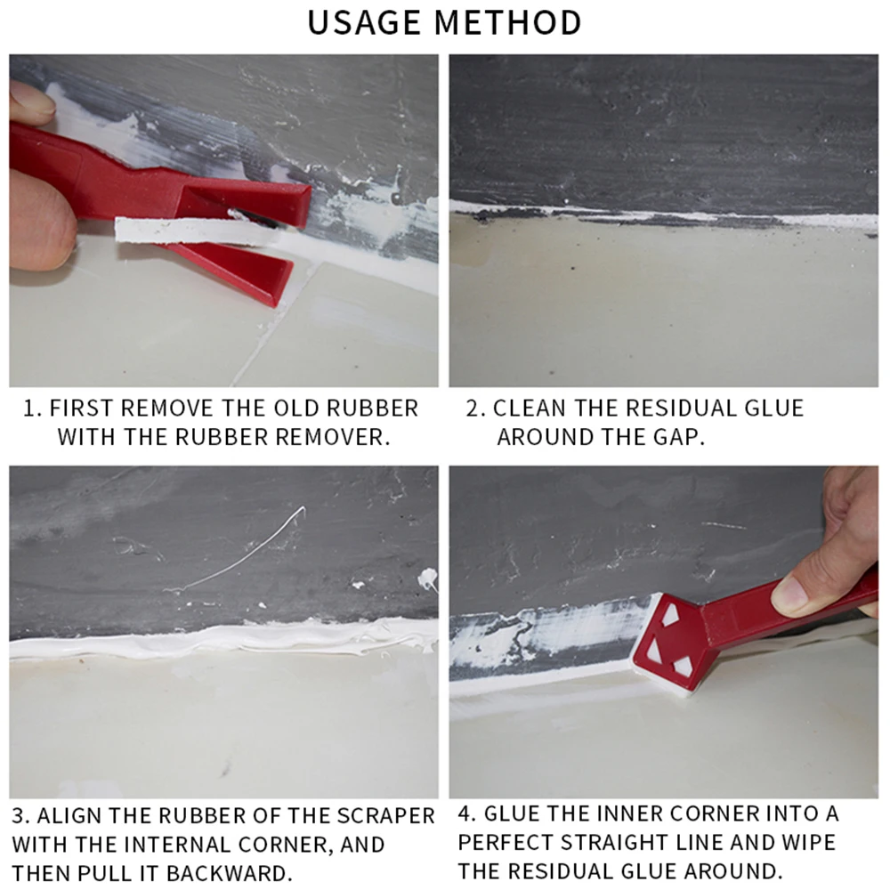 

Hot Sale 2 Pieces / set Mini Handmade Tools Scraper Utility Practical Floor Cleaner Tile Cleaner Surface Glue Residual Shovel