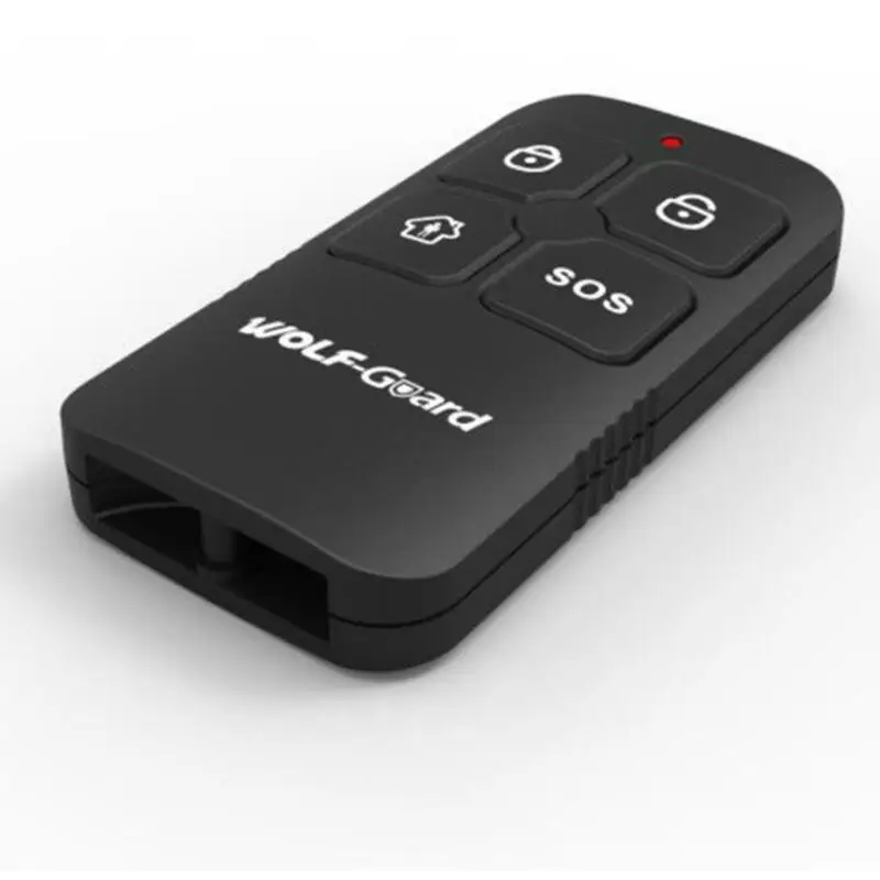 433MHz Wireless Remote Control Waterproof Black RF 4 Keys Keyfobs for Home Alarm Sceurity System