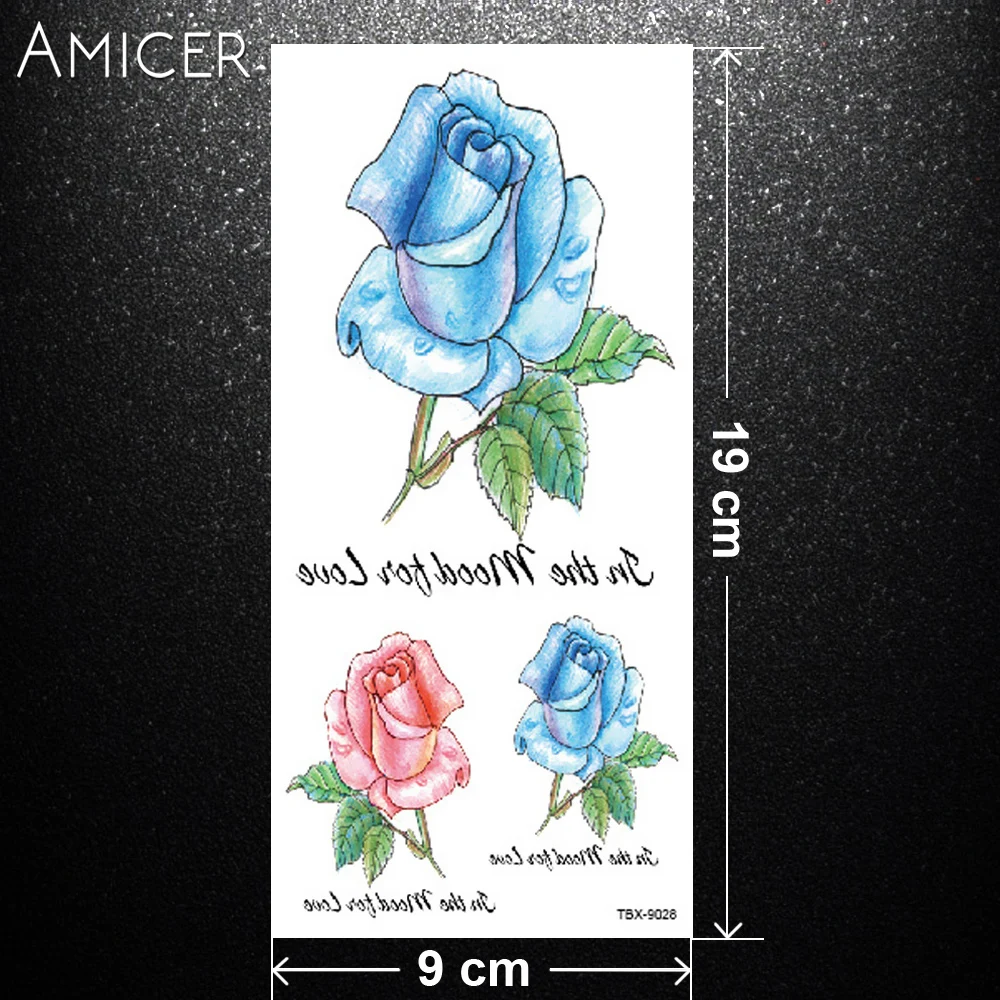 Цельнокроеное платье флеш тату из хны Поддельные Временные татуировки наклейки