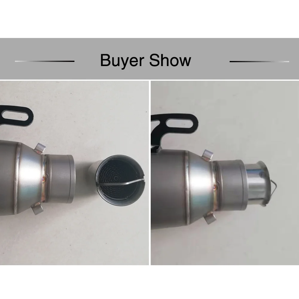 Катализатор выхлопных газов ZSDTRP для мотоцикла из нержавеющей стали глушитель 51