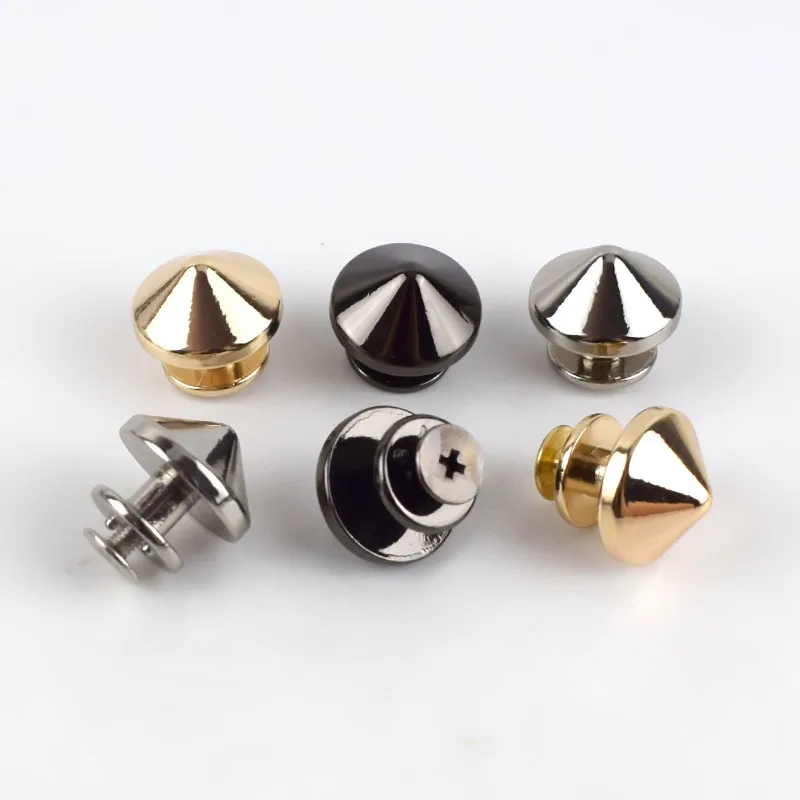 Сумки с заклепками 10/30 шт. 15 мм винтовая сумка обувь декоративные кнопки шпильки