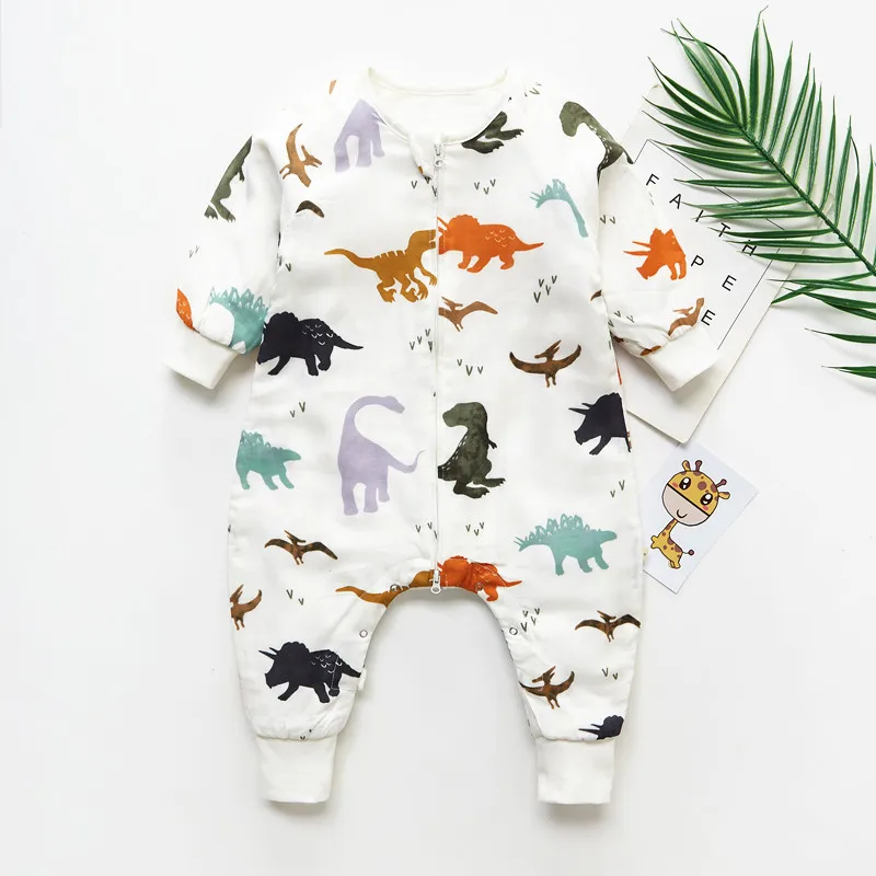 Спальный мешок для детей 6 слоев детский комбинезон спальный из бамбукового