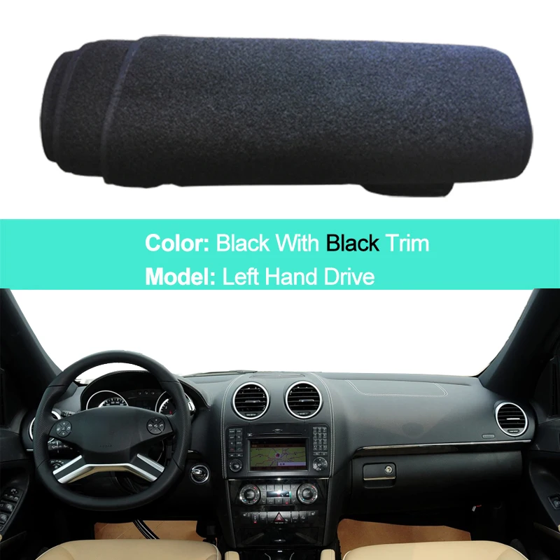 

Накладка на приборную панель автомобиля, накидка на коврик, солнцезащитный козырек для Mercedes Benz M-Class W164 2006 2007 2008 2009 2010 2011 ML350 ML250 AMG