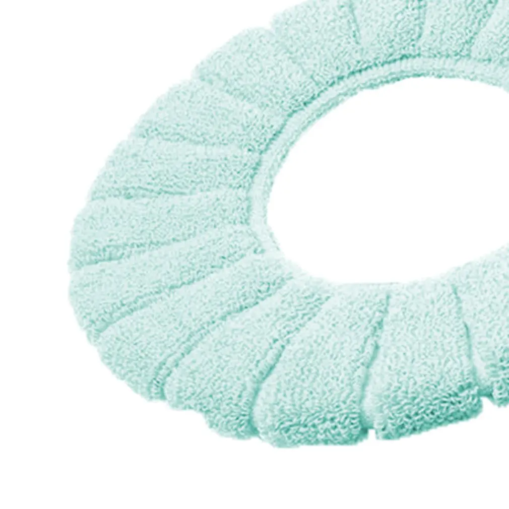 

Nordic Knitted Warmer toilet lid Seat Mat Cover O-ring Household Thicker Washable Closestool Soft Mat Warmer Bathroom Supplies