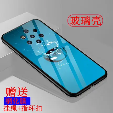 Чехол для Nokia 9 PureView, звездная звезда, закаленное стекло, жесткий чехол для телефона, для Nokia 9, чистый вид, стеклянная оболочка, Nokia9 PureView, сумка - Цвет: A13