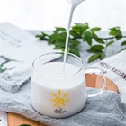 Кружка стеклянная креативная с ручкой, 450 мл