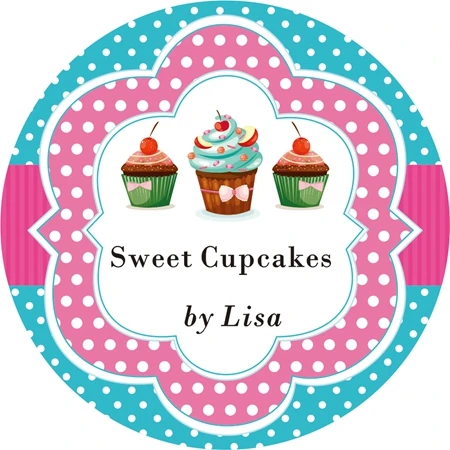 Новая бумага наклейка/Этикетка на заказ для десертов/магазина круг 5 см | Дом и сад