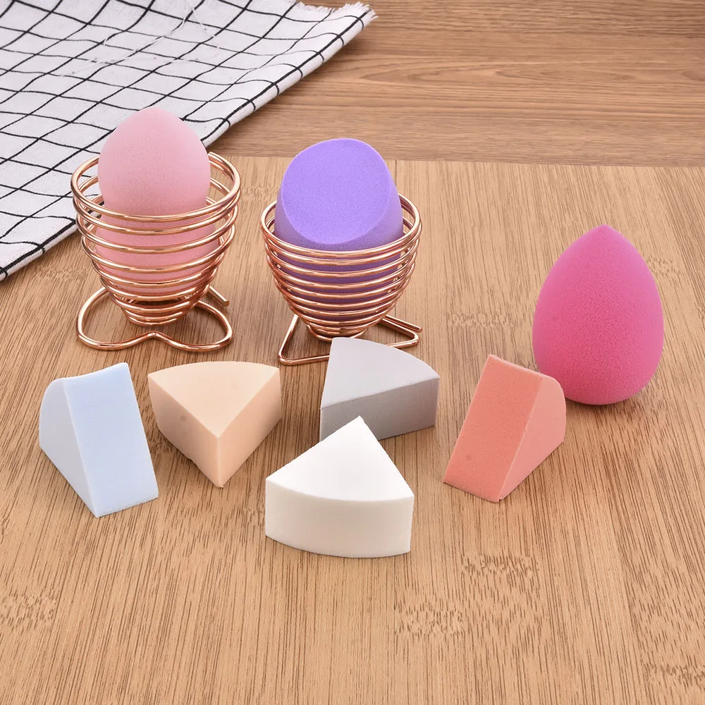

8Pc Professional Makeup Soft Sponge Puff Tool Beauty Egg Set Super Soft Do Not Eat Pastel Cosmetic Egg Triangle-shape Puff
