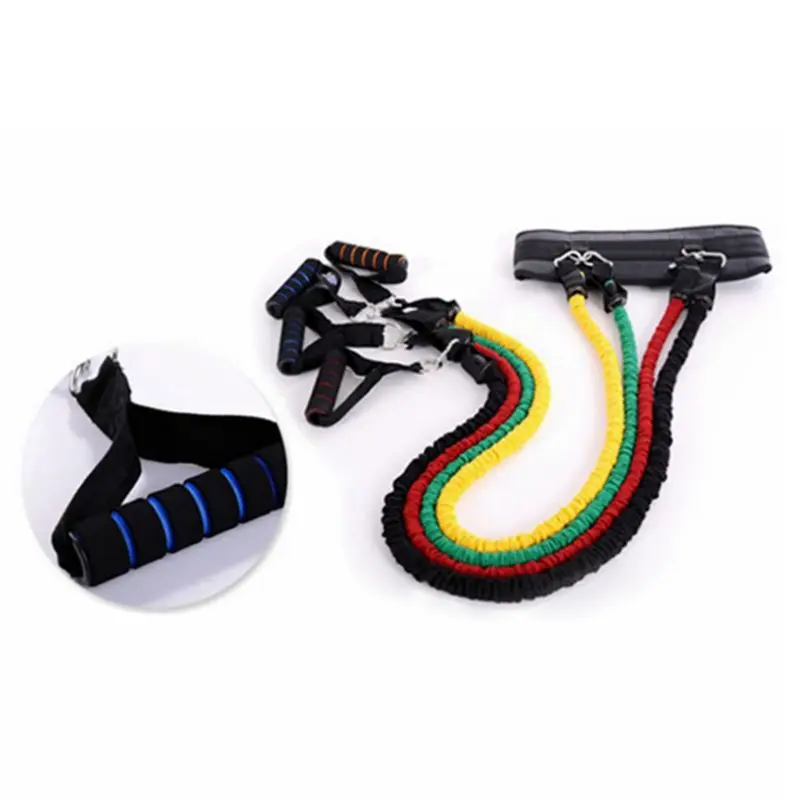 

1 пара тянущиеся веревки ручки резисторы пена ручка сила обучения фитнес K1KD