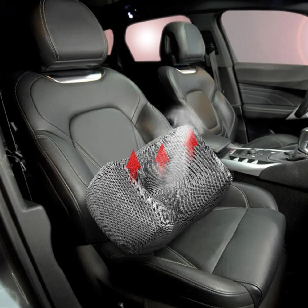 Подушка для поддержки поясницы дышащая сетка эргономичный дизайн низкой боли в