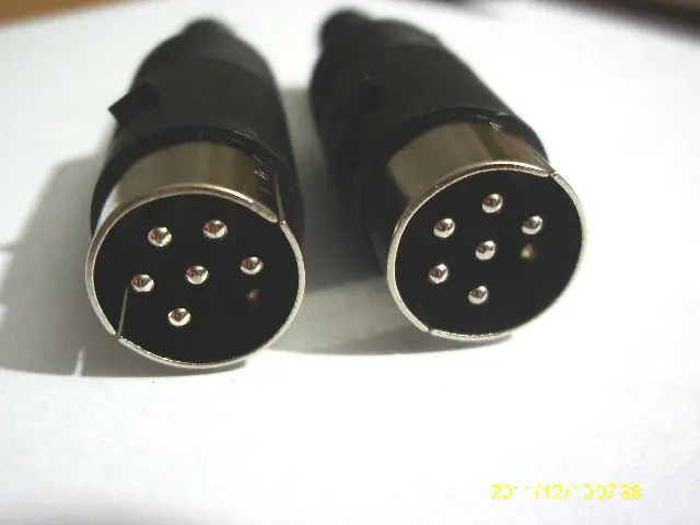 10 шт. DIN разъем 6 Pin с пластиковой ручкой новый|Соединители| |