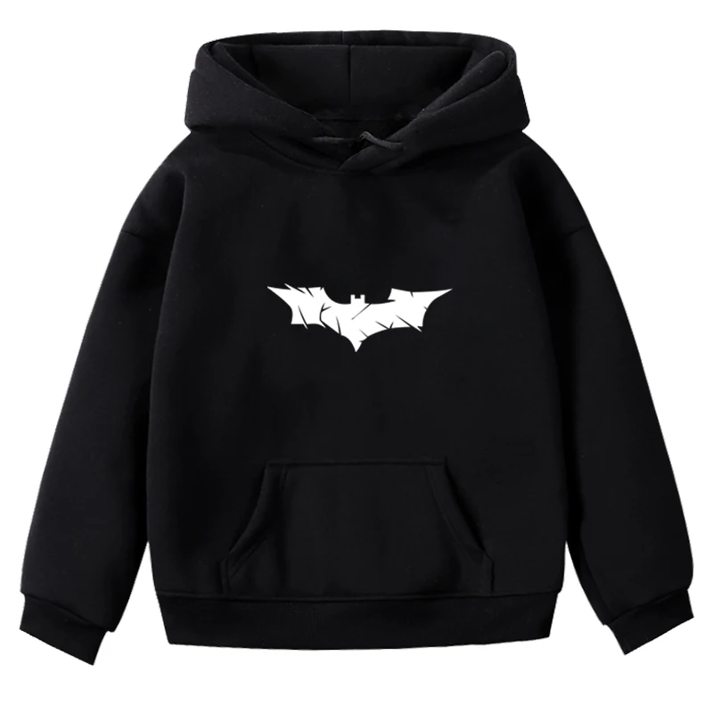 Hoodies 4 Толстовки с капюшоном для маленьких мальчиков и девочек; толстовка с принтом Бэтмена для малышей; детская повседневная спортивная одежда; Утепленная зимняя одежда для малышей; Новинка года - Цвет: Hoodies 4