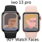 Смарт-часы 90 + Face IWO 13 Pro, 1,75 дюйма, HD, Bluetooth, пульсометр, спортивный фитнес-браслет PK W56 ok3 K16 K8