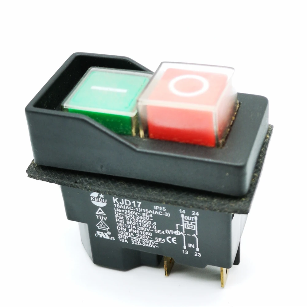 5 контактный водонепроницаемый магнитный взрывозащищенный кнопочный