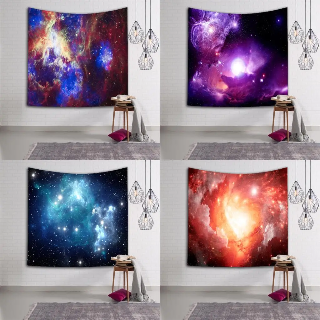 Звездная Вселенная Galaxy гобелены декоративное фоновое полотно для дома подвесная