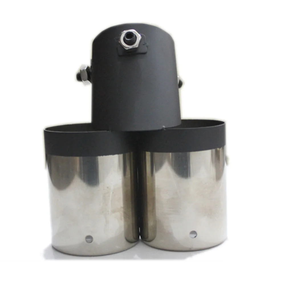 Автомобильный круглый изогнутый глушитель выхлопной трубы наконечник из