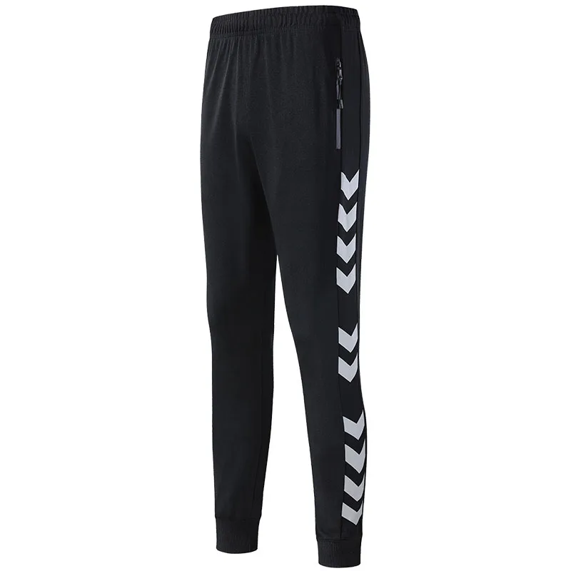 Спортивные Мужские штаны с карманами на молнии Свободные повседневные дышащие