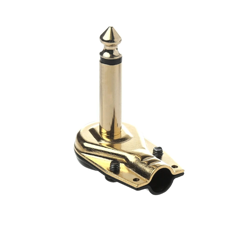 Коннектор для педали гитары 1/4 дюйма 6 35 мм|Детали и аксессуары электрических