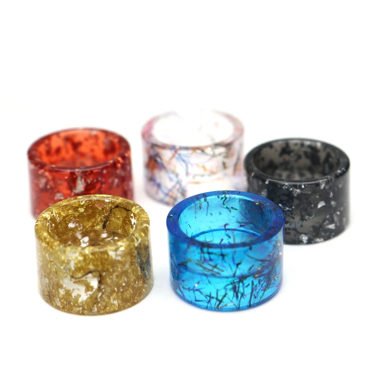 

1/10/20pcs Coloful Resin glitter Drip Tip For SMOK TFV16 Tank 9ml Atomizer / TFV8 baby v2 / Stick v9 max tank