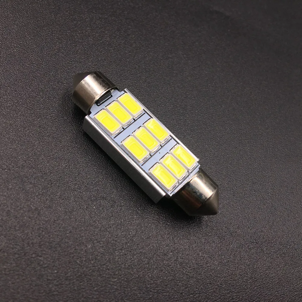 10 шт. 41 мм C5W C10W супер яркая 5630 5730 9SMD Автомобильный светодиодный фестон светильник