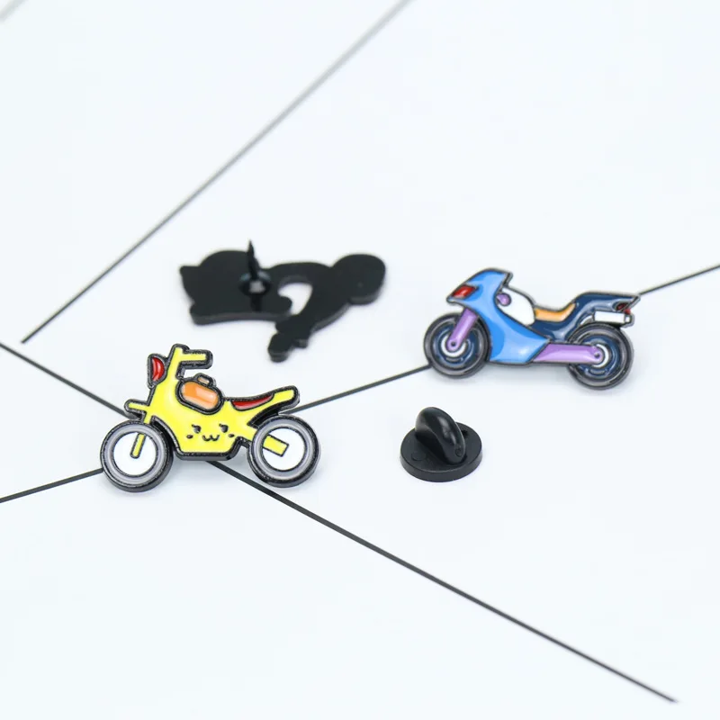 Брошь в стиле панк для мотоцикла