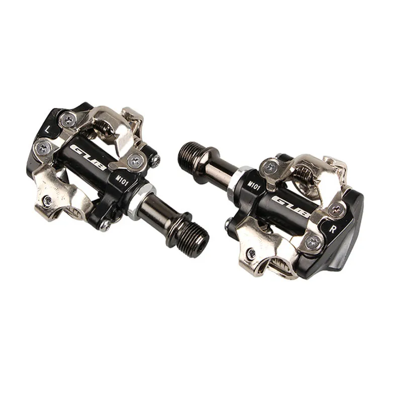 

GUB MTB Pedal Self-locking SPD Included Release Cleat Compatible XT M8000 M8100 Mountain Pedals