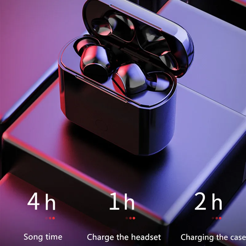 Nennbo A12 TWS Bluetooth наушники 8D стерео объемная беспроводная гарнитура отпечаток