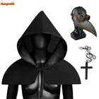 Шарм костюм Жнеца плащ христианский Косплей чумной доктор стимпанк маска крест жрец смерти костюмы на Хэллоуин для женщин