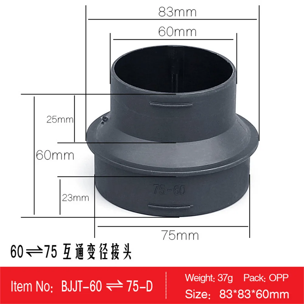 

75mm To 60mm Ducting Reducer Outlet Adaptor Converter For Eberspacher/Webasto Heater To Air Outlets/Y-Branches