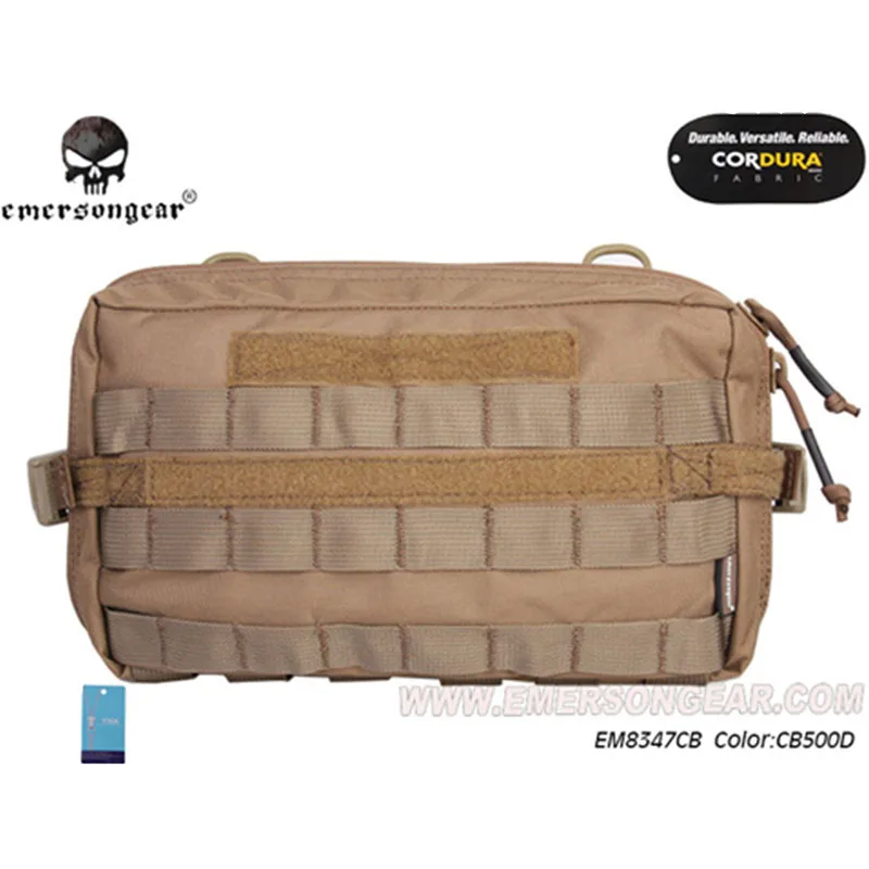 CB Emersongear EDC Универсальный Чехол MOLLE военный охотничий компактный чехол тактический жилет чехол 500D Cordura нейлон Кемпинг Туризм - Цвет: CB
