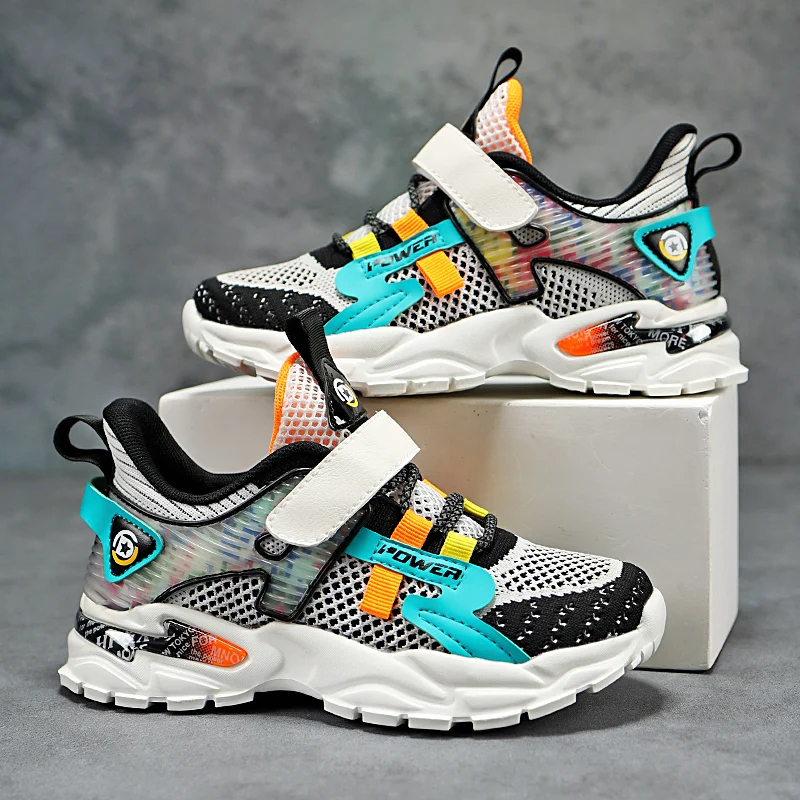 

Jane New Kids Basketball Sneakers Children Sports Shoes Breathable Mesh Casual Walking Outdoor Lightweight Girls boys Shoes
