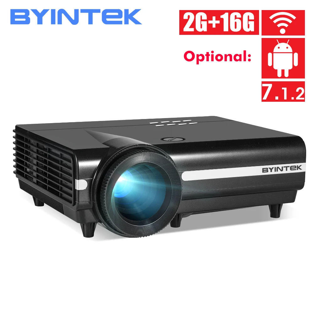 BYINTEK MOON BT96Plus голограмма 200 дюймов LED видео HD проектор для домашнего кинотеатра Full HD 1080P для Netflix