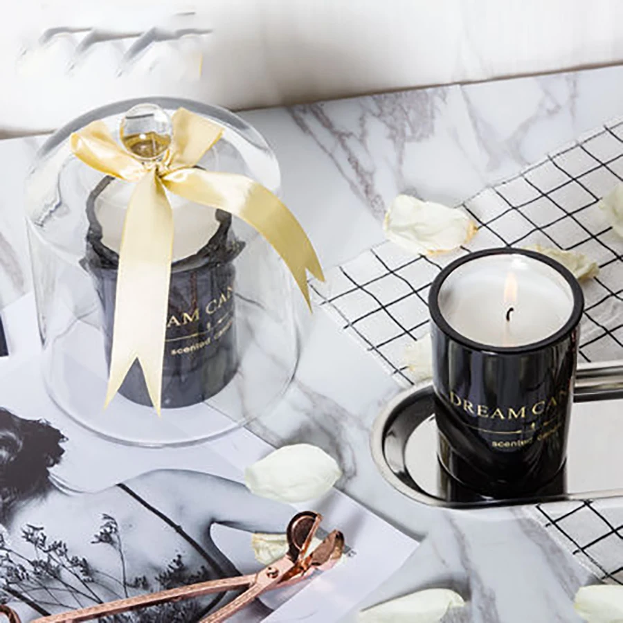 Эфирное масло Ароматические Стеклянные украшение из свечей на свадьбу с днем