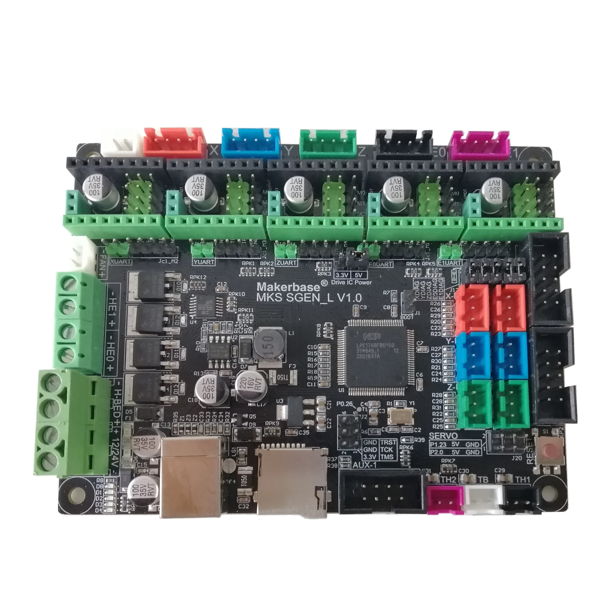 Материнская плата MKS SGEN L 32 bit SGEN_L Smoothieboard совместимая со Smoothieware Marlin 2 0 похожая на BIQU