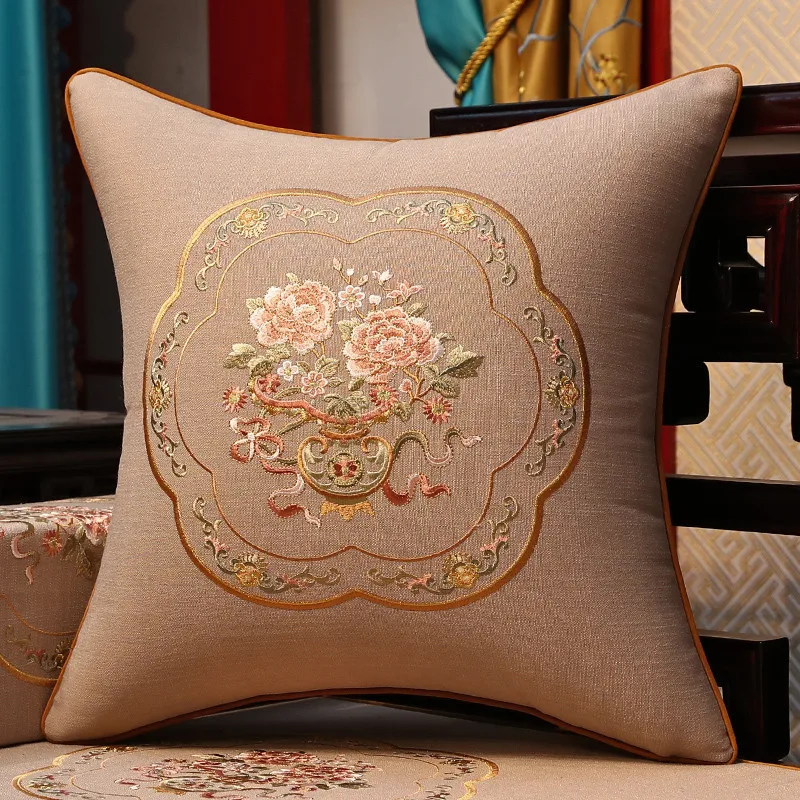 Новый эксстатический Вышитый Чехол для подушки Роскошные элегантные