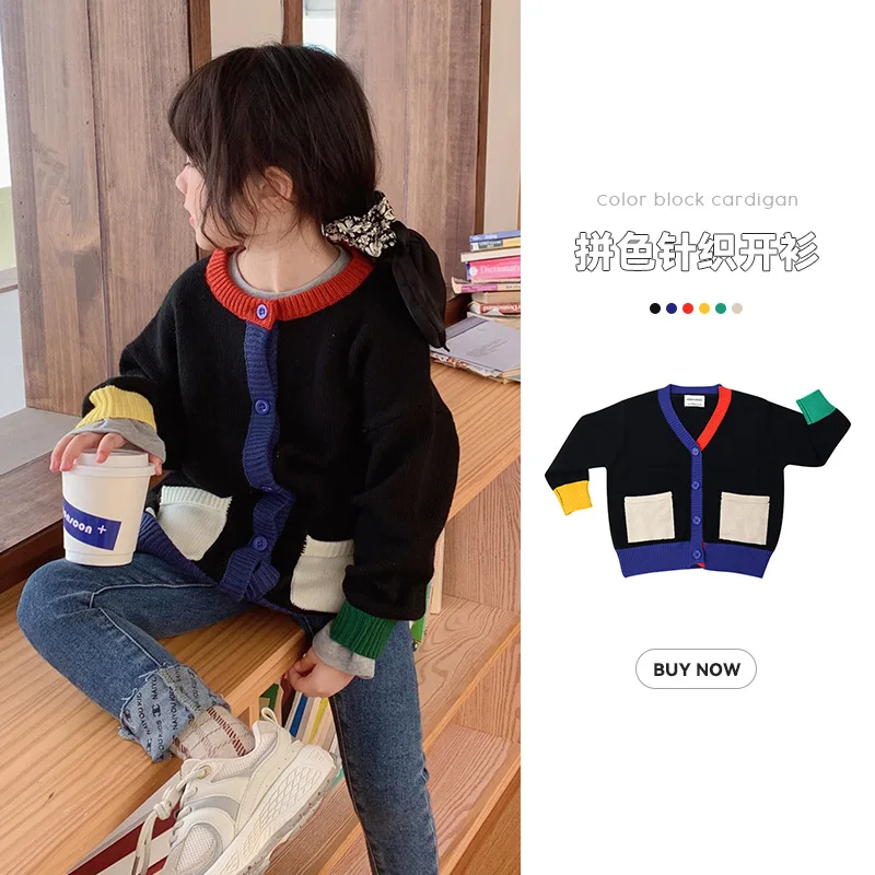 

Children Sweater Knitted BC Brand Baby Cardigan Boys Girls Outfit Tops Toddler Fall Winter Clothing Kids Winter Clothes