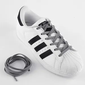 Эластичные шнурки для кроссовок, без завязывания, с металлическим крестом, подходят для пеших прогулок и занятий спортом, универсальные для детей и взрослых, для ленивых